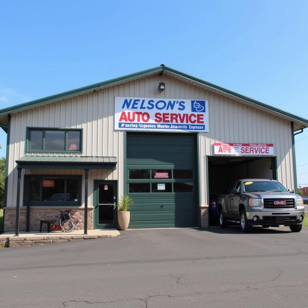 Nelson's Auto Service Center Building Exterior