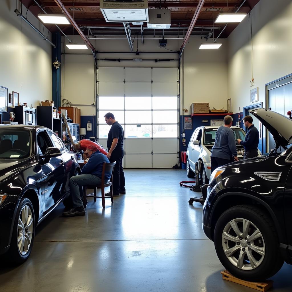 Inside a North Dakota Auto Repair Shop