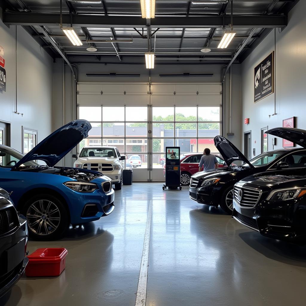 Modern Auto Repair Shop in North Houston