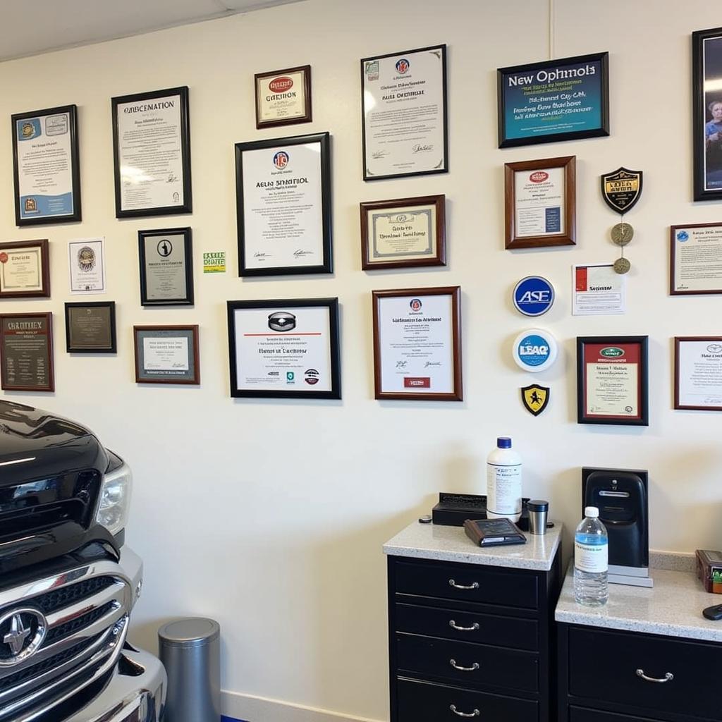 North Las Vegas Auto Repair Shop Certifications