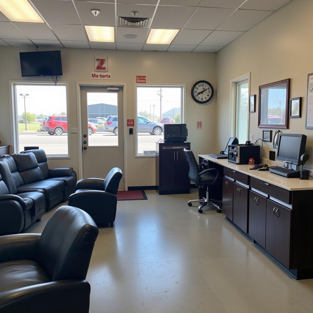 Modern and Clean Auto Service Shop Interior in North Platte