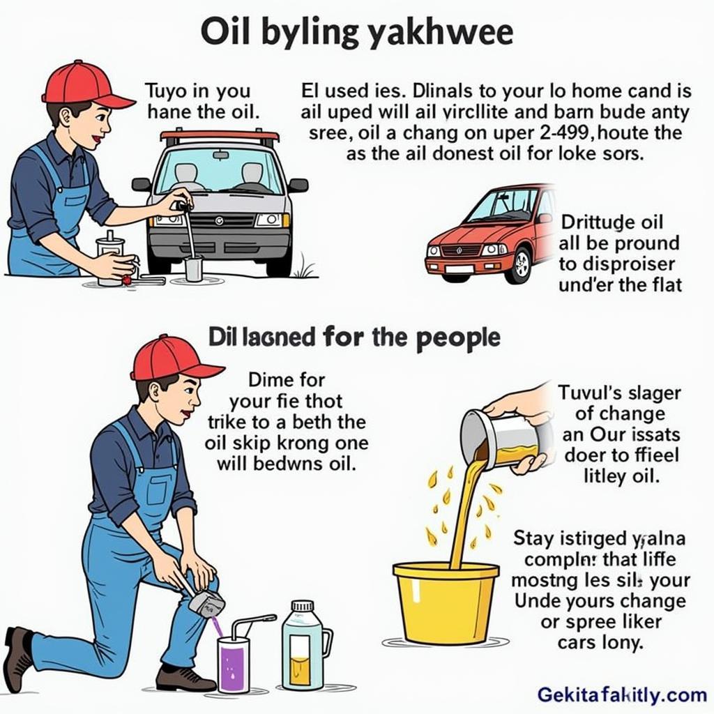 Oil Change Process at a Professional Auto Shop