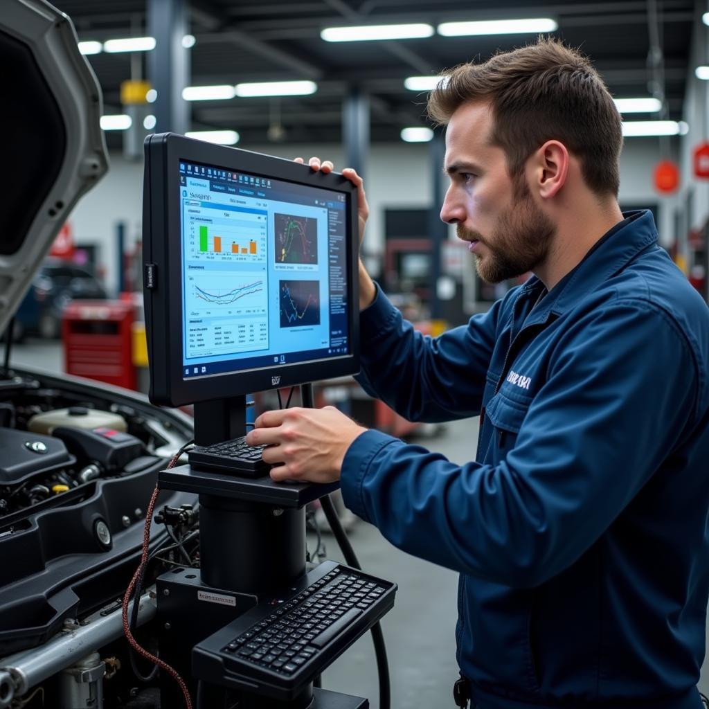 Advanced Diagnostic Technology at Olympos Auto Service