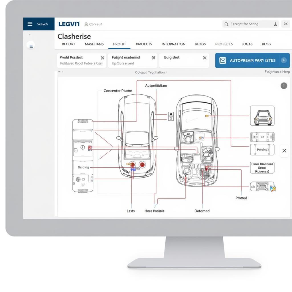 Online Auto Repair Manual Interface