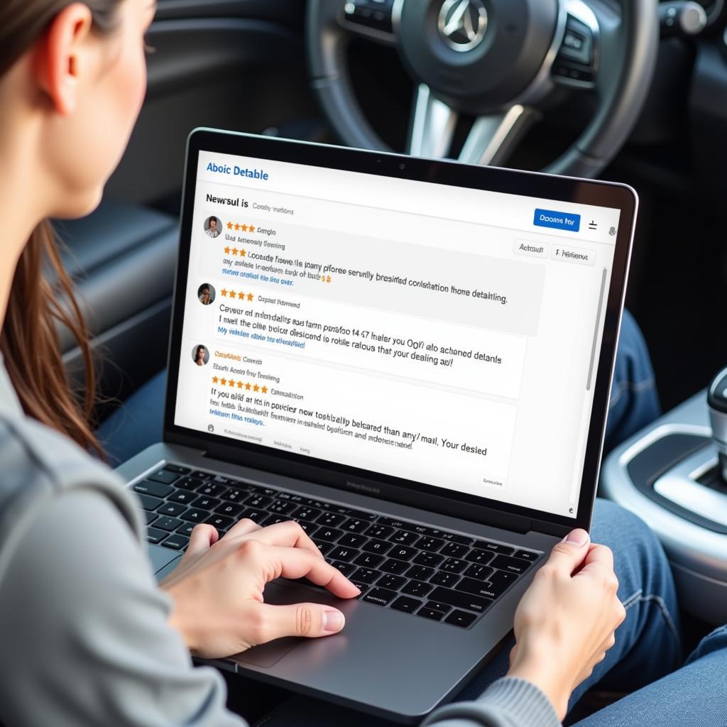 Reading Online Reviews for Auto Detailing in Michigan