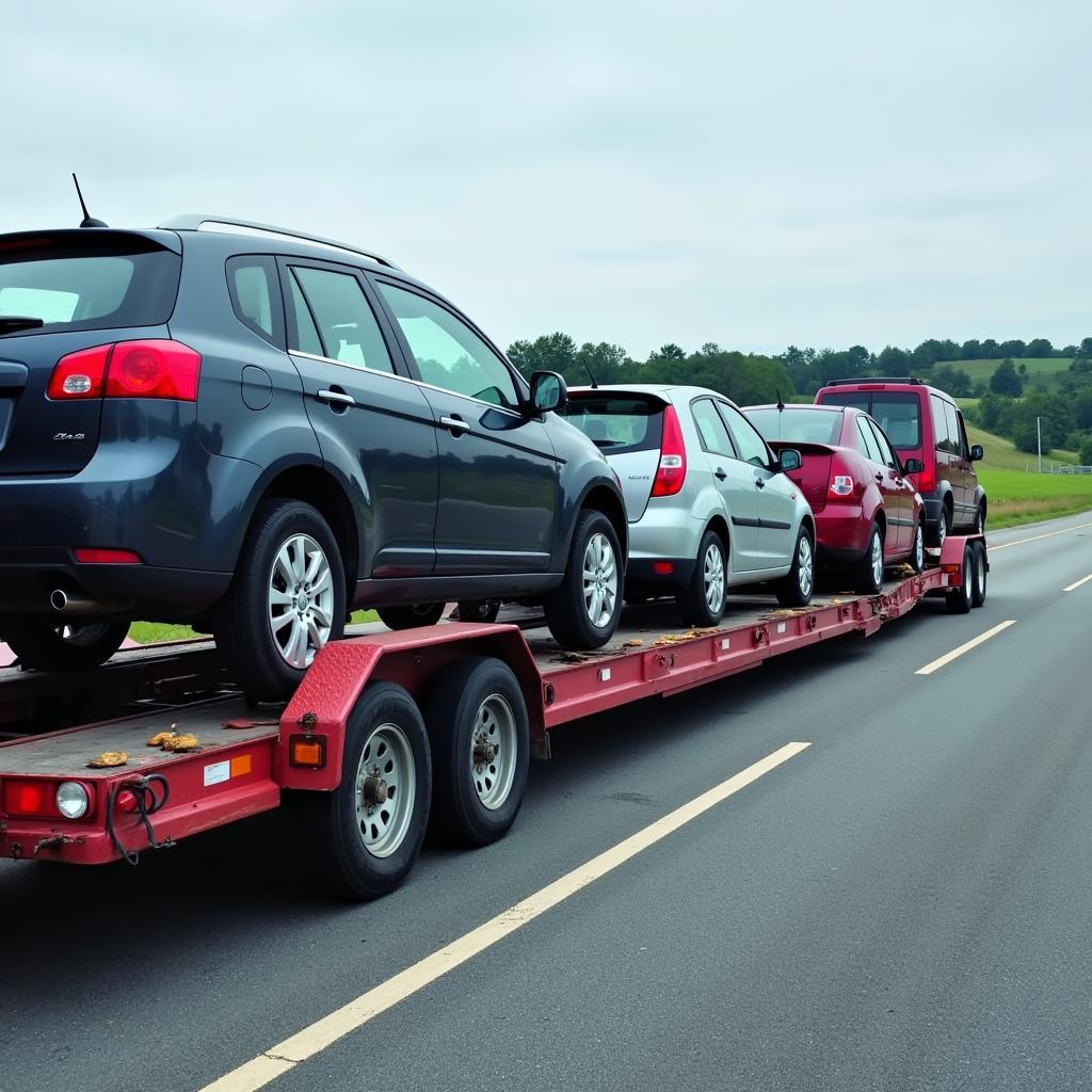 Open Car Transport in Northeast Ohio