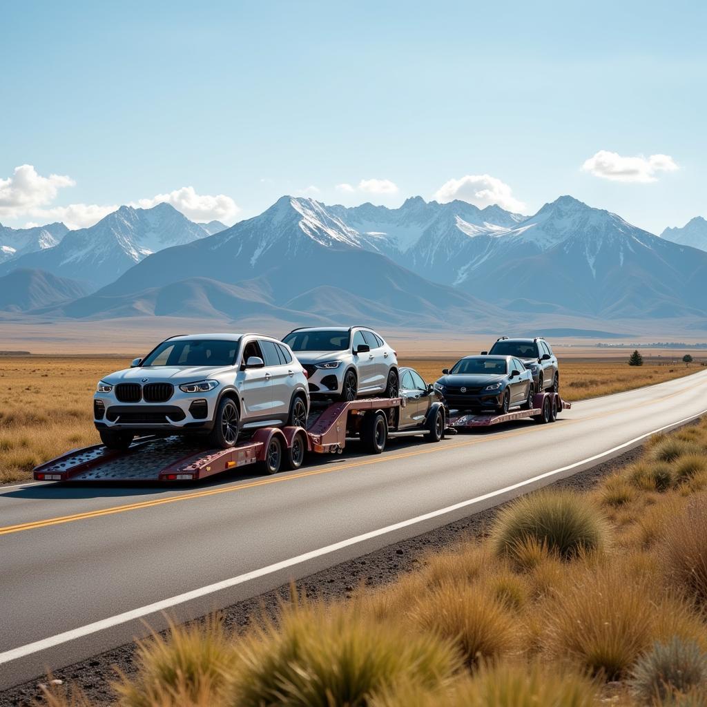 Open Car Transport in Wyoming