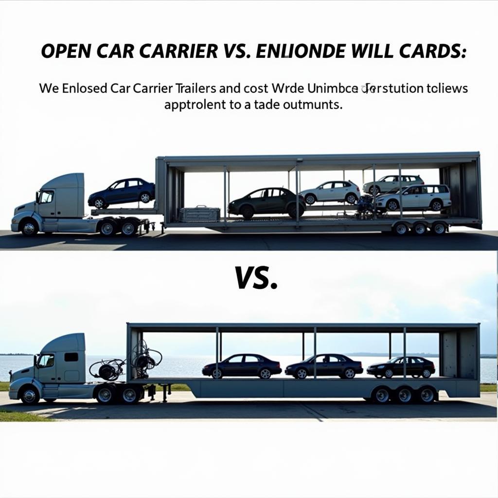 Open vs. Enclosed Auto Transport