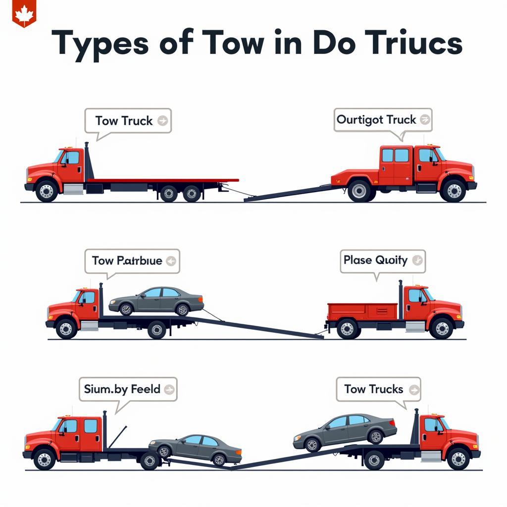 Various Tow Truck Types in Ottawa