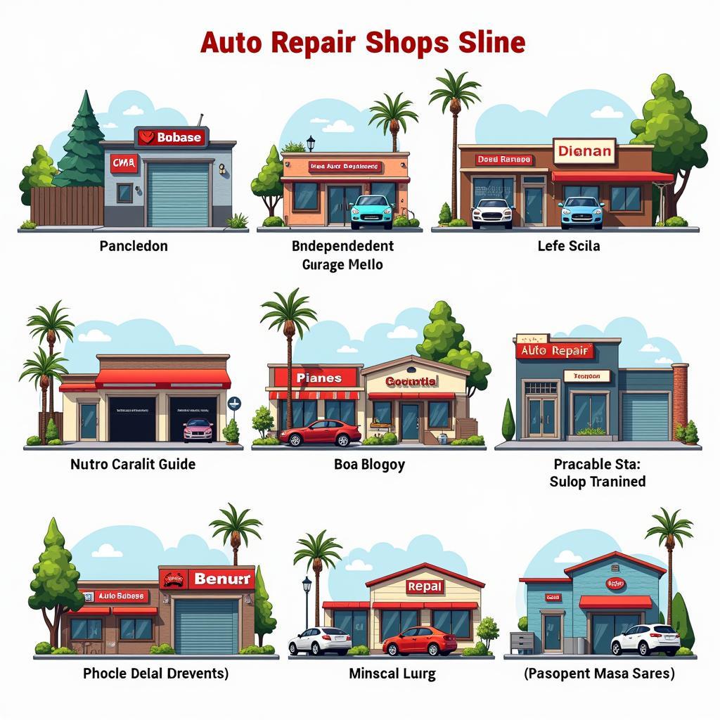 Various auto repair shops in Pasadena CA