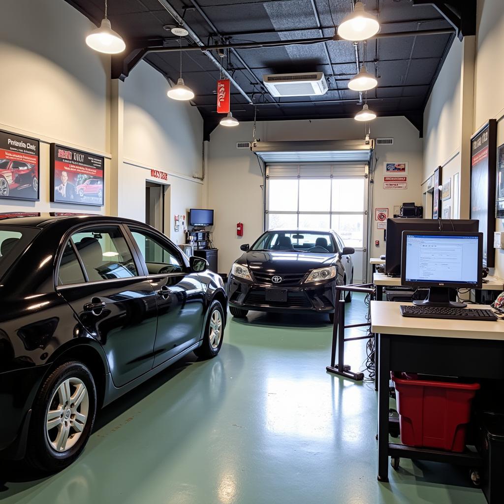 Paul's Auto Service Center with Modern Diagnostic Equipment