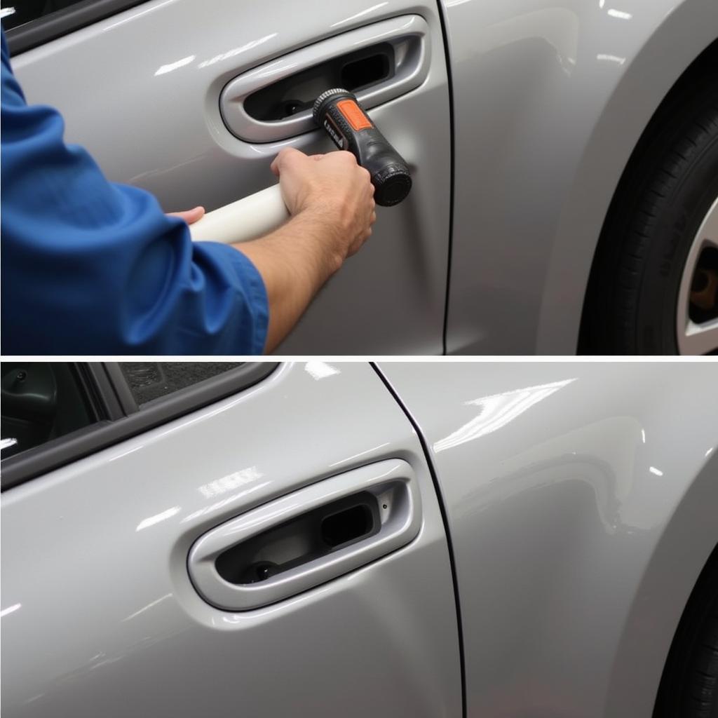 PDR Car Dent Repair Process