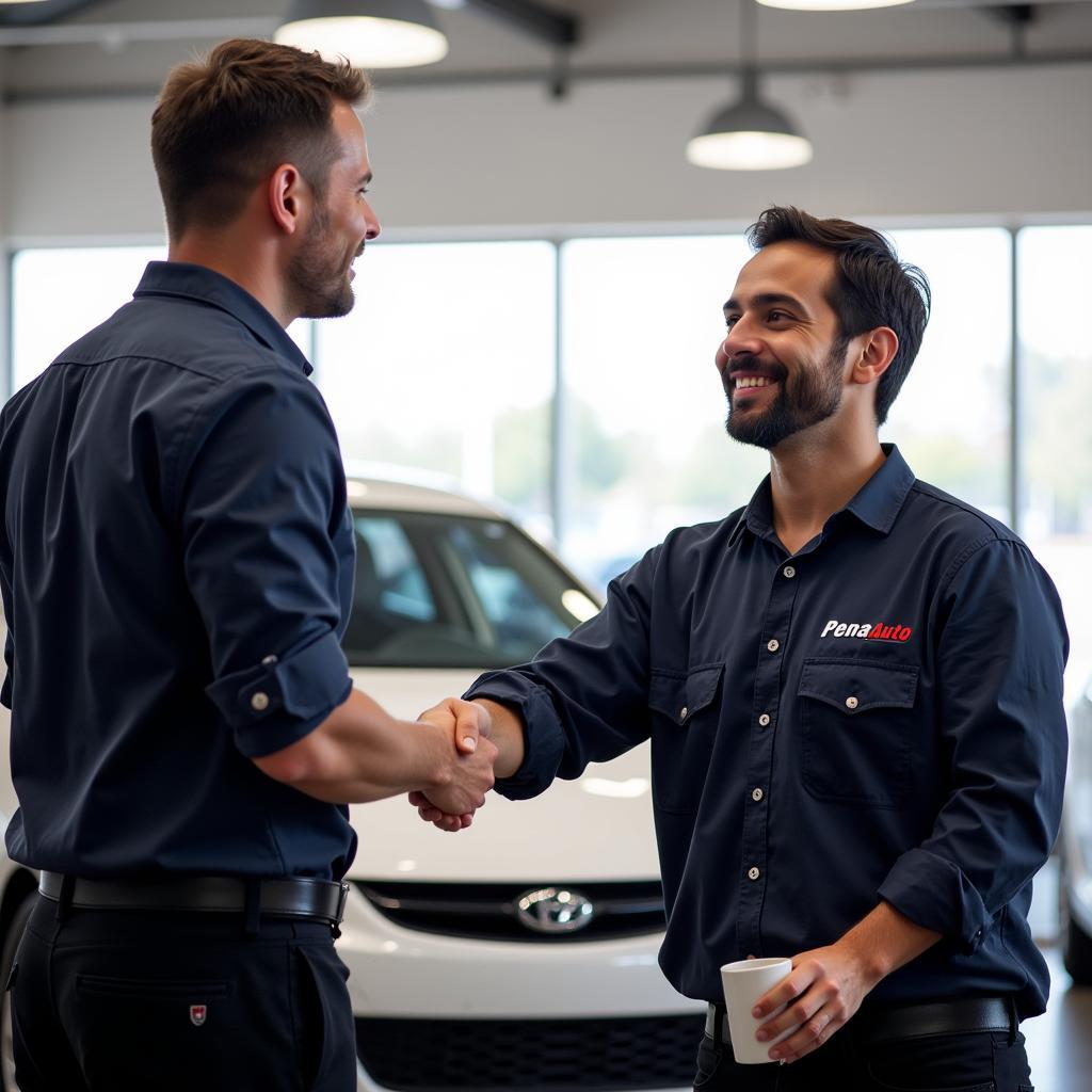 Satisfied Customer at Peña Auto Service