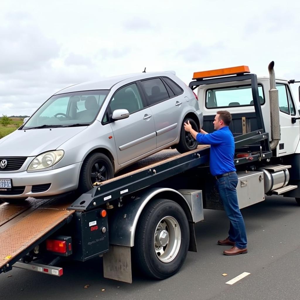 Perth Tow Truck in Action