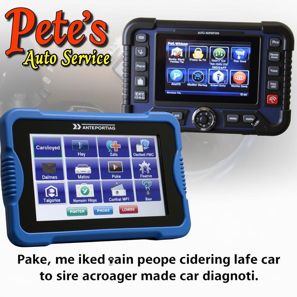 Advanced Diagnostic Equipment at Pete's Auto Service