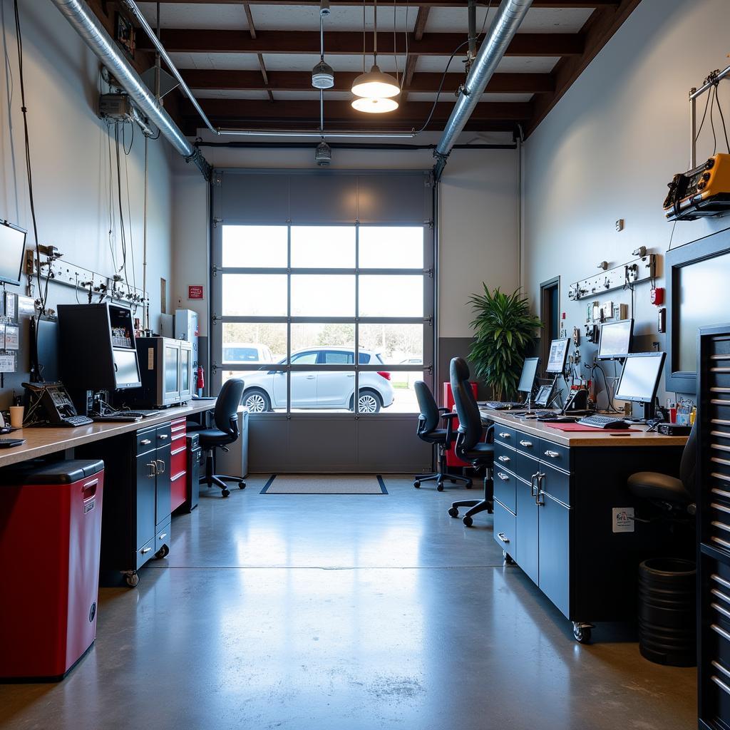 Modern Equipment in Pocasset Auto Service Garage