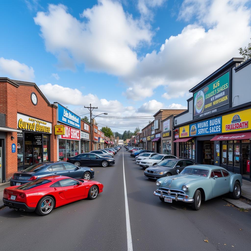 Portland Auto Service Chains Landscape