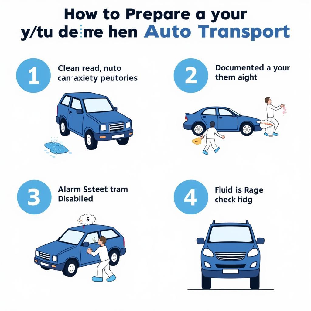 Steps to prepare a car for auto transport