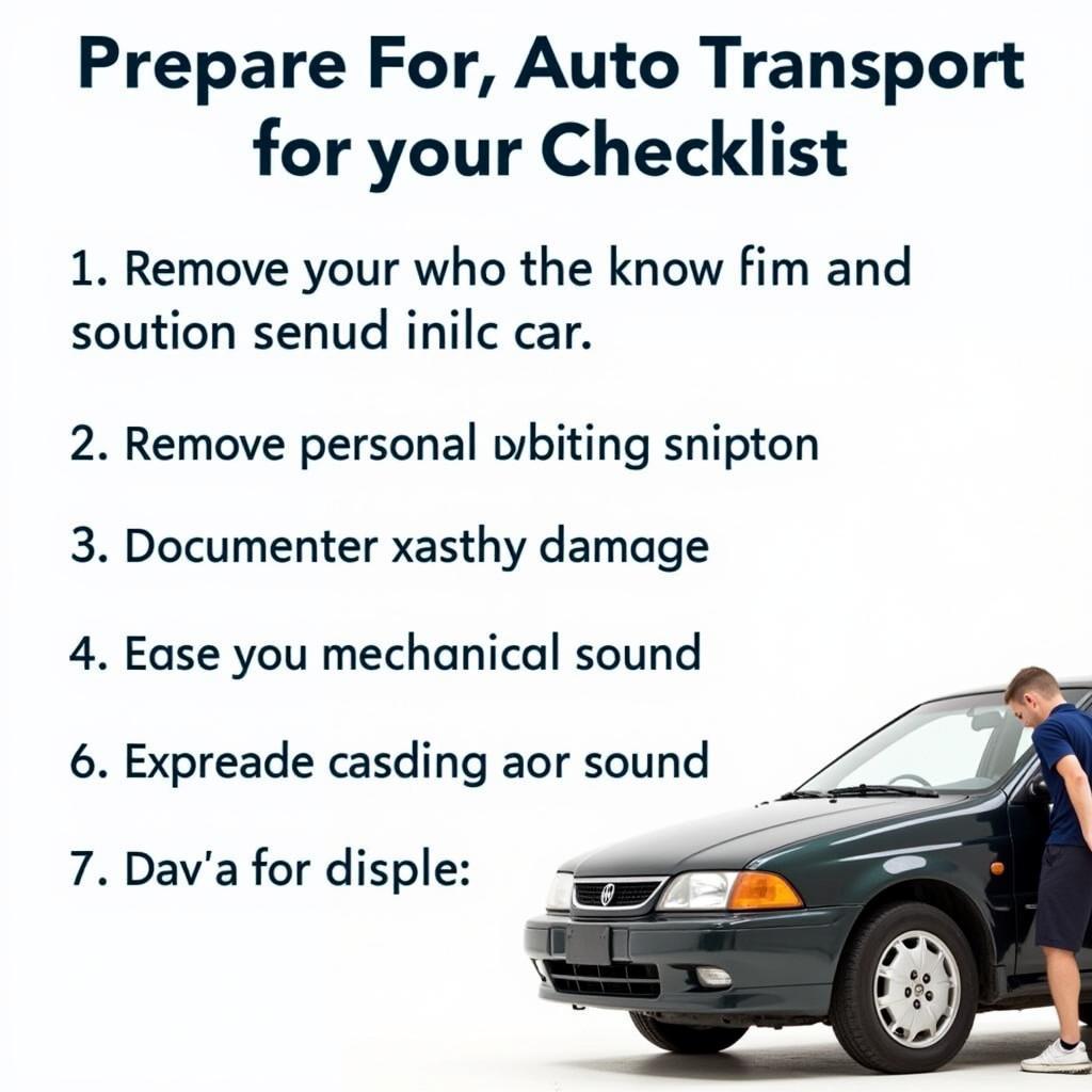 Preparing Your Car for Auto Transport