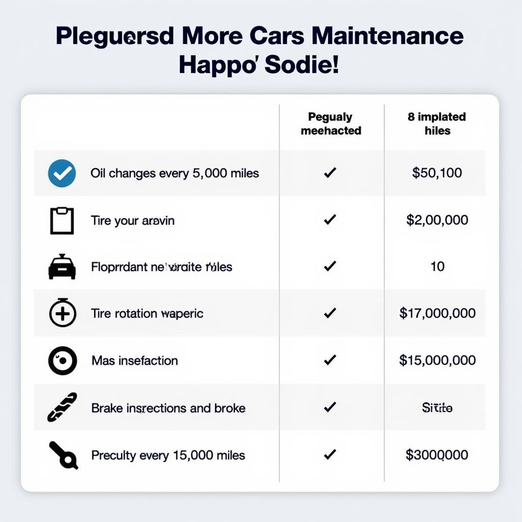 Essential Preventative Car Maintenance Tasks