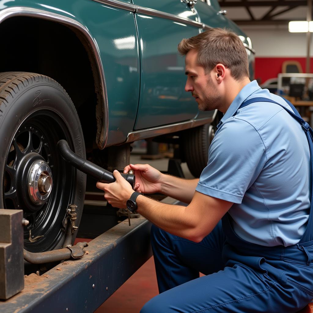 Preventative Maintenance for a 1950s Car