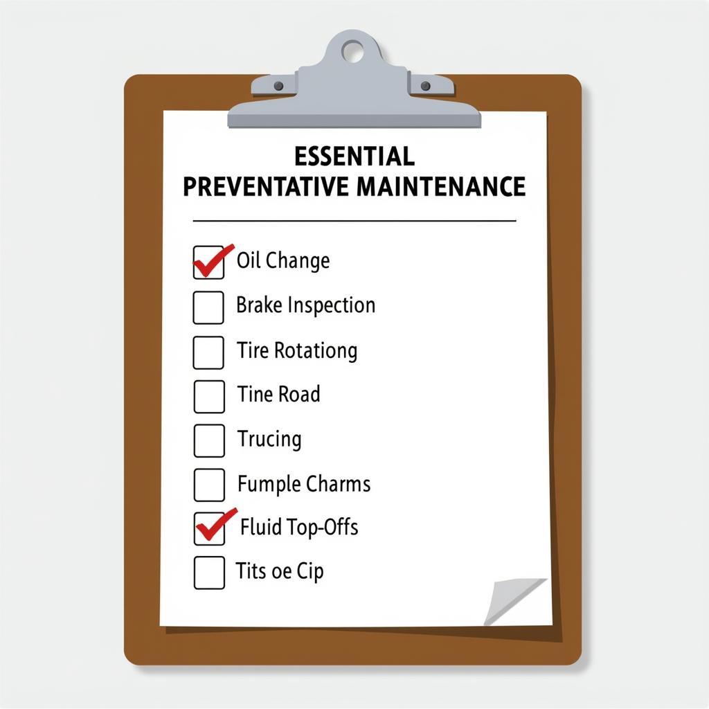 Preventative Truck Maintenance Checklist