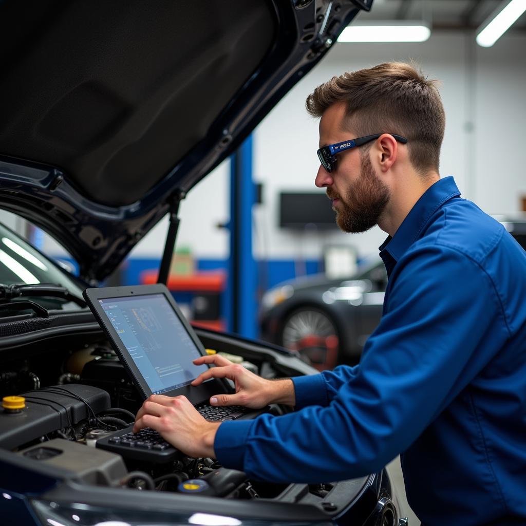 Professional Hargeo Auto Service Technician in Action