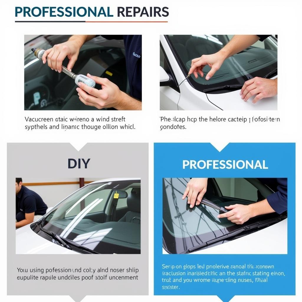 Professional Windscreen Chip Repair Process