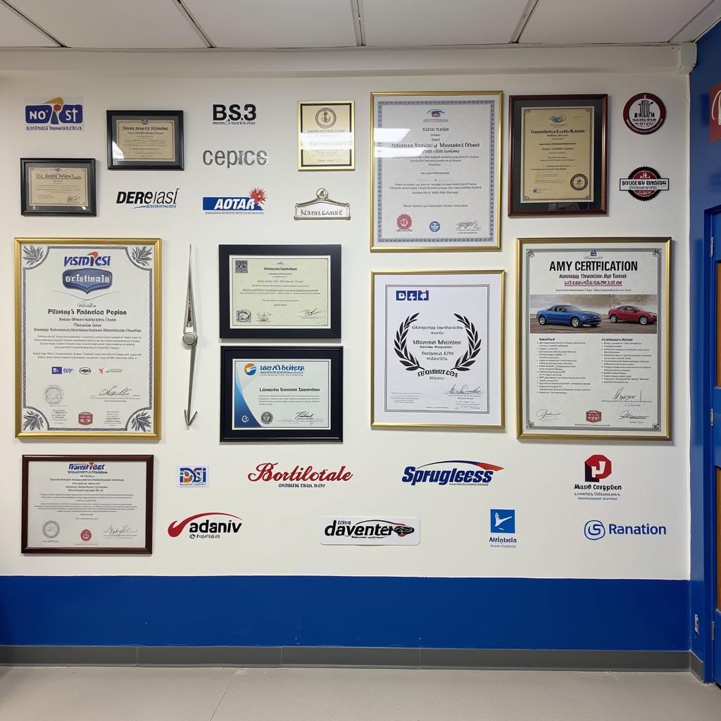 Auto Service Center Certifications in Quezon City