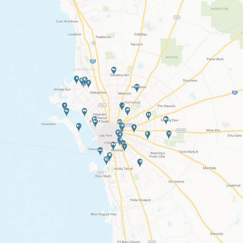 Auto Service Centers in Quezon City Map