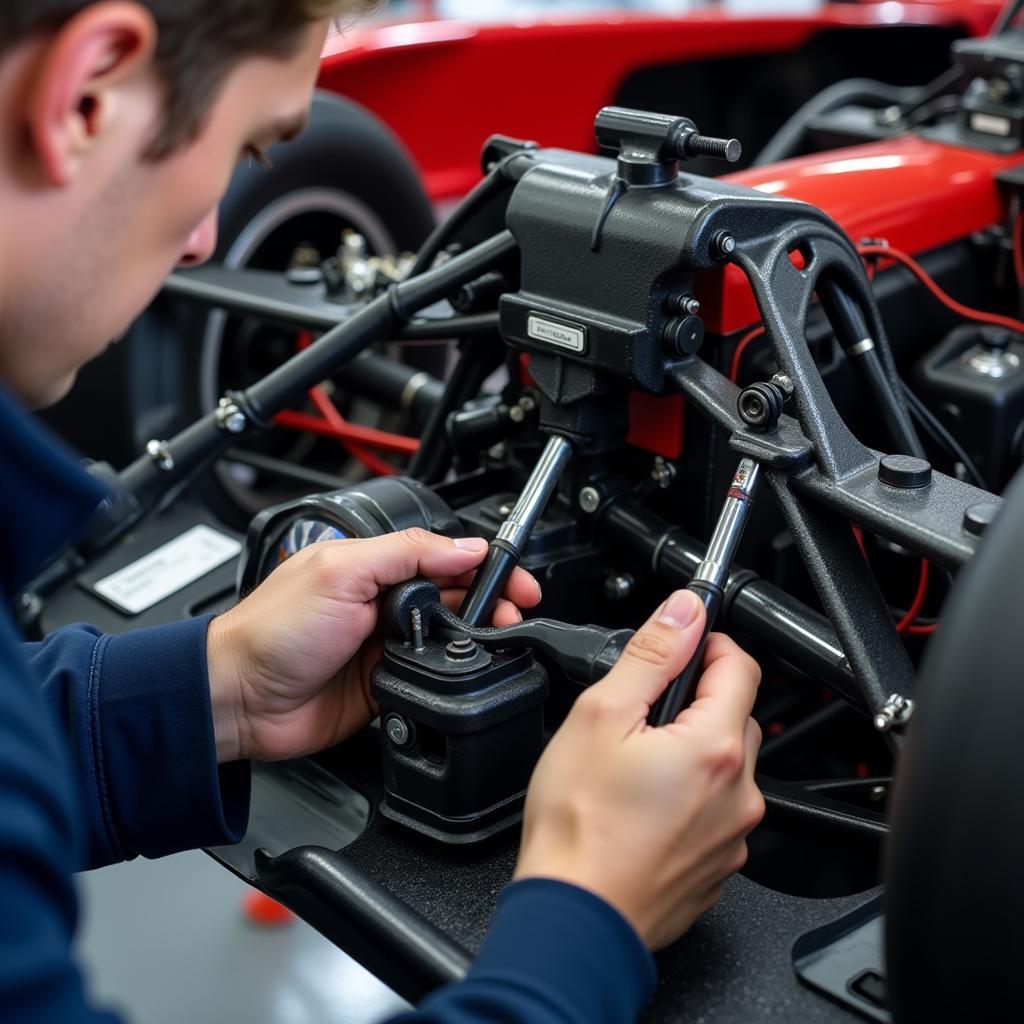 Race Car Suspension Adjustment