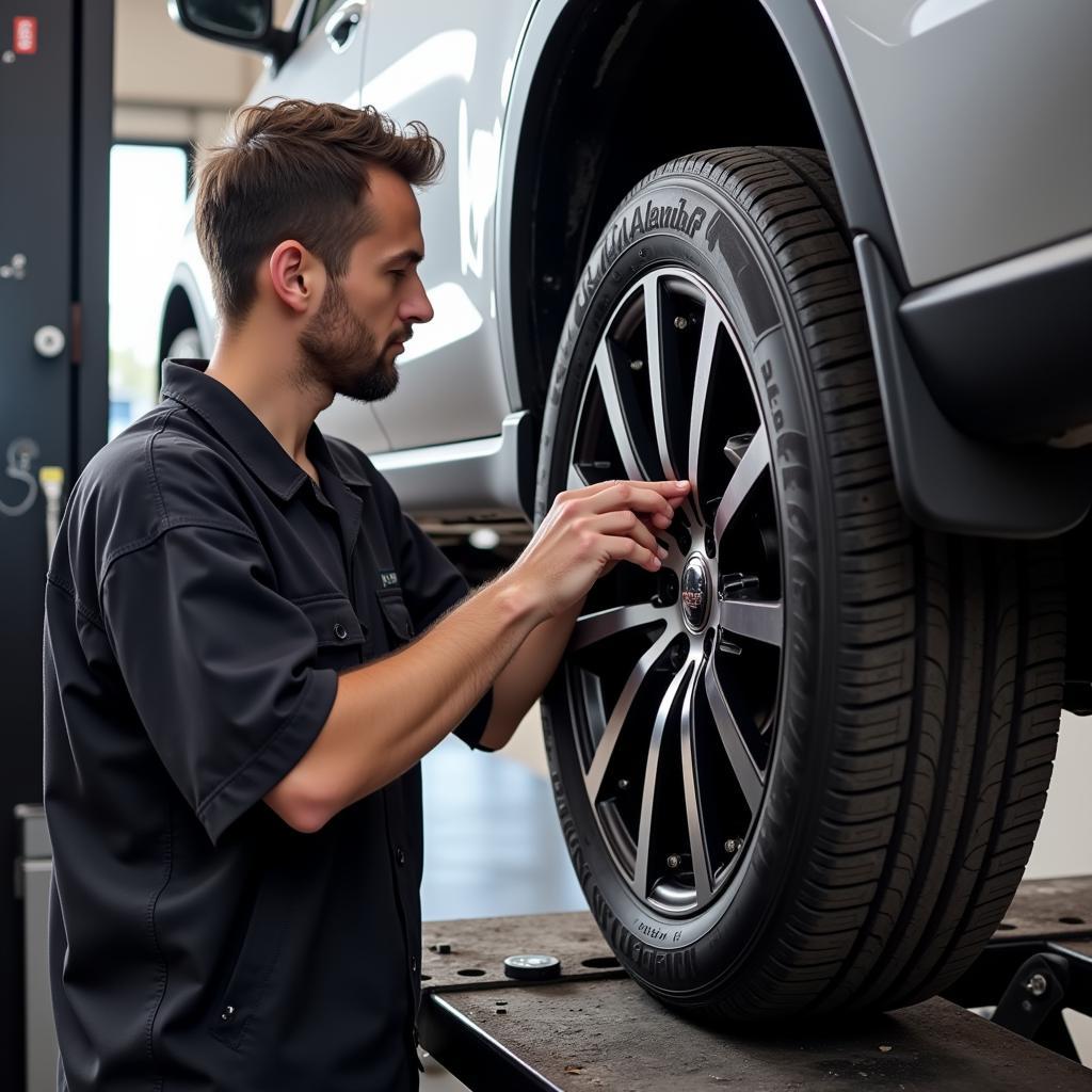 Tire Rotation and Balancing in Racine