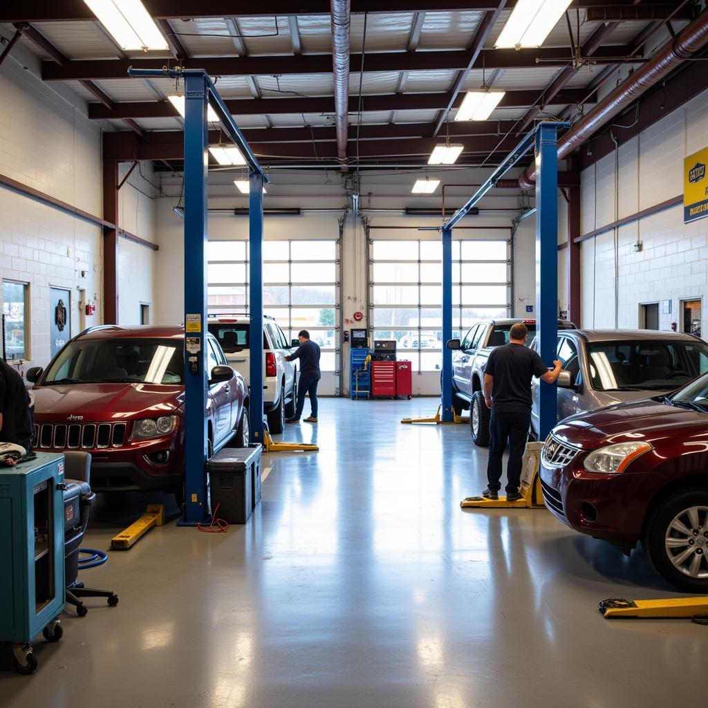 Rayos Auto Services Repair Bay in Frederick, MD