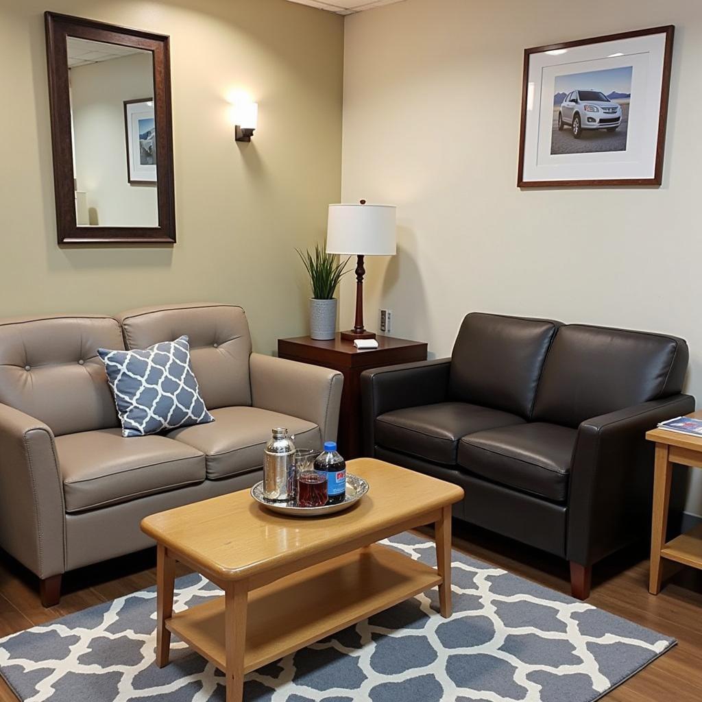 Comfortable Customer Waiting Area at Reeder's Auto Service Center