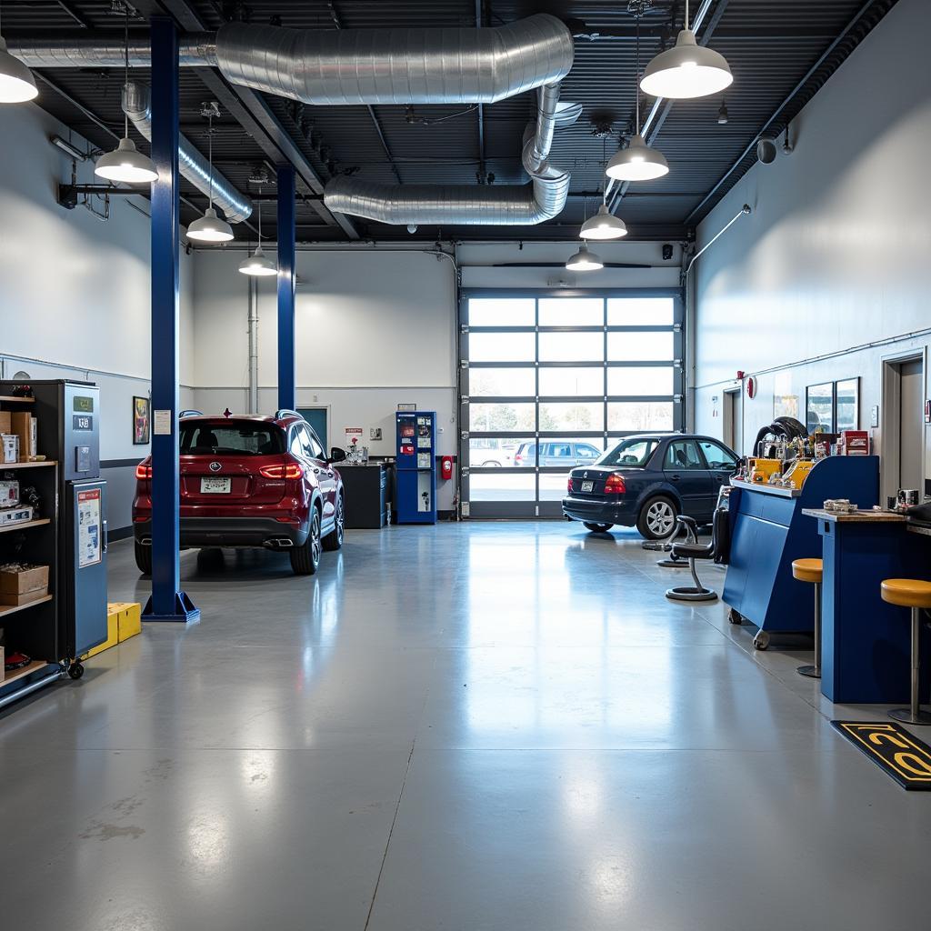 Modern and Clean Auto Service Shop in Regina