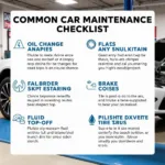 Regular Auto Maintenance Checklist