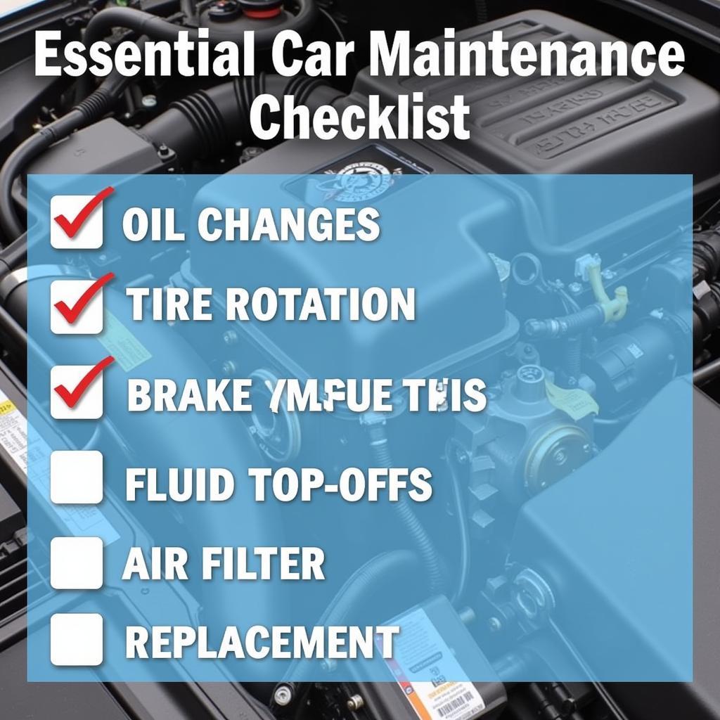 Regular Car Maintenance Checklist