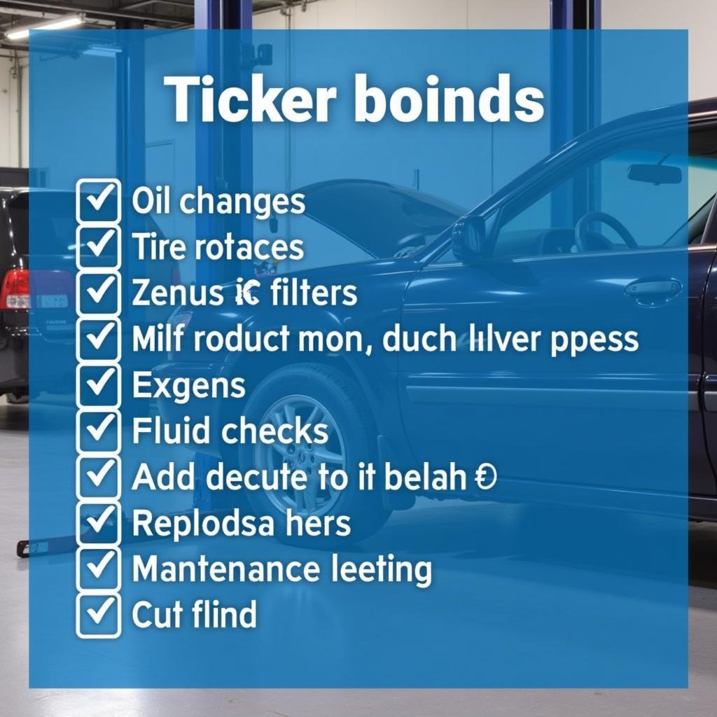 Regular Car Maintenance Checklist