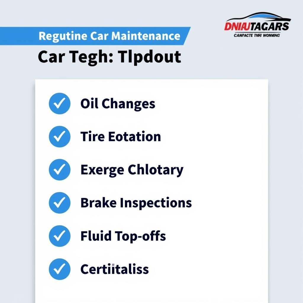 Regular Car Maintenance Checklist