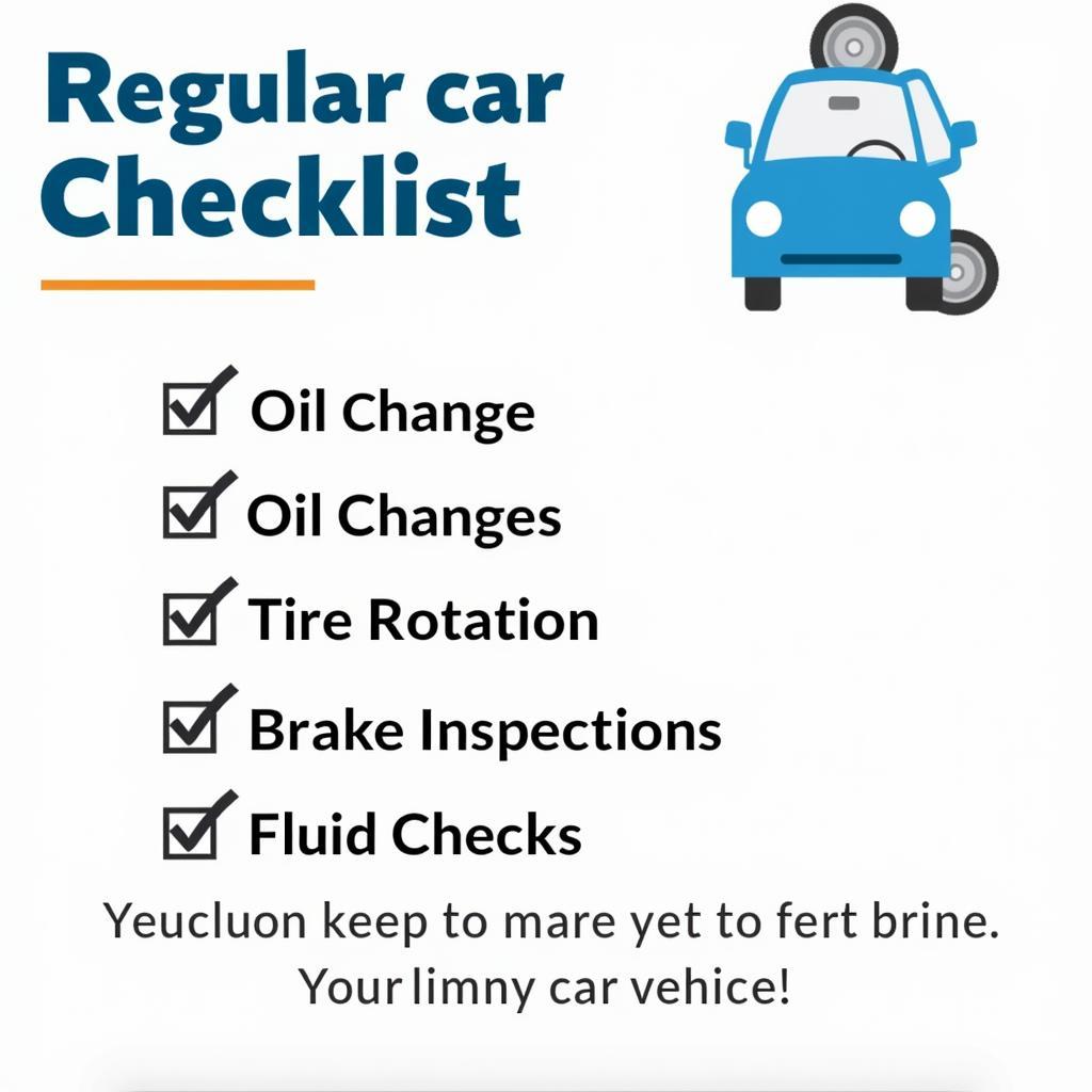 Regular Car Maintenance Checklist