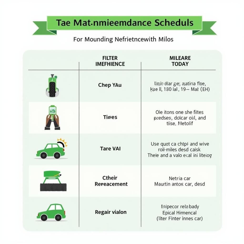 Recommended Car Maintenance Schedule