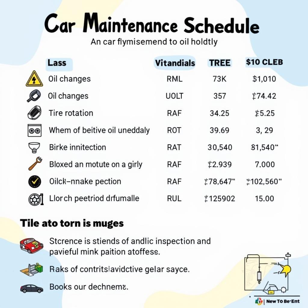 Regular Car Maintenance Schedule Eatontown NJ