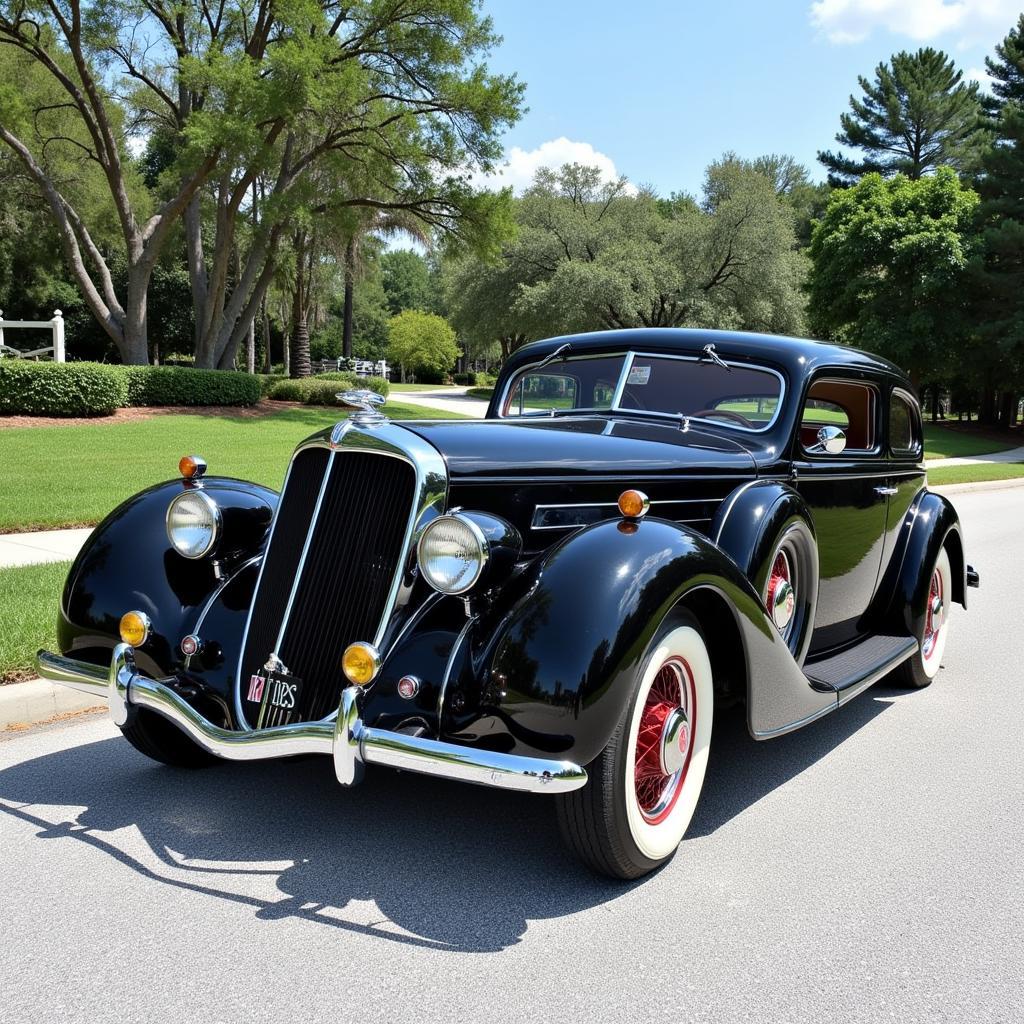 A Restored Classic Car in Palm Beach Gardens, Florida