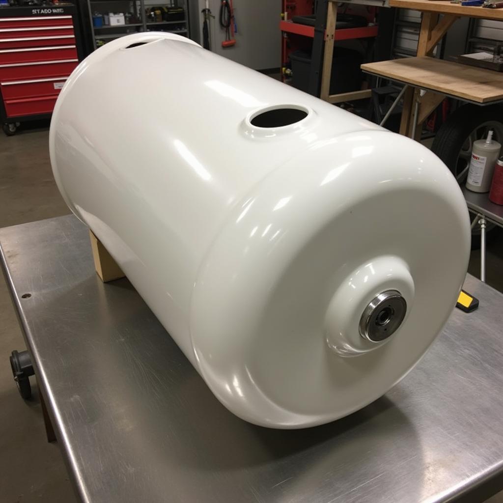 Restored Gas Tank Ready for Installation