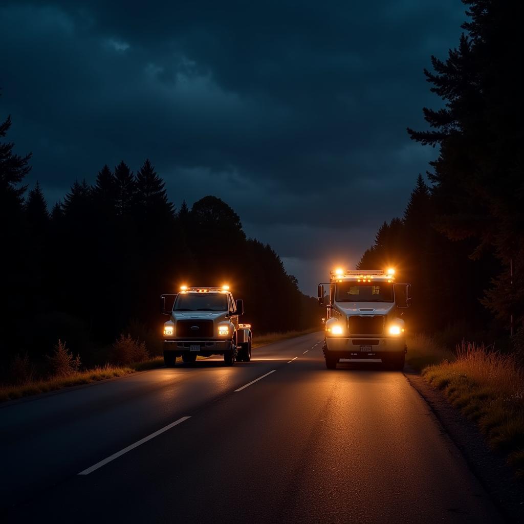 Roadside Assistance at Night