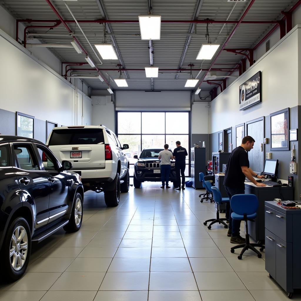 Modern and Well-Equipped Auto Service Facility at Rossi Bros.