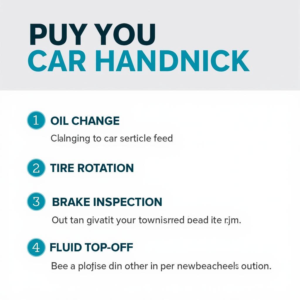 Routine Car Maintenance Checklist