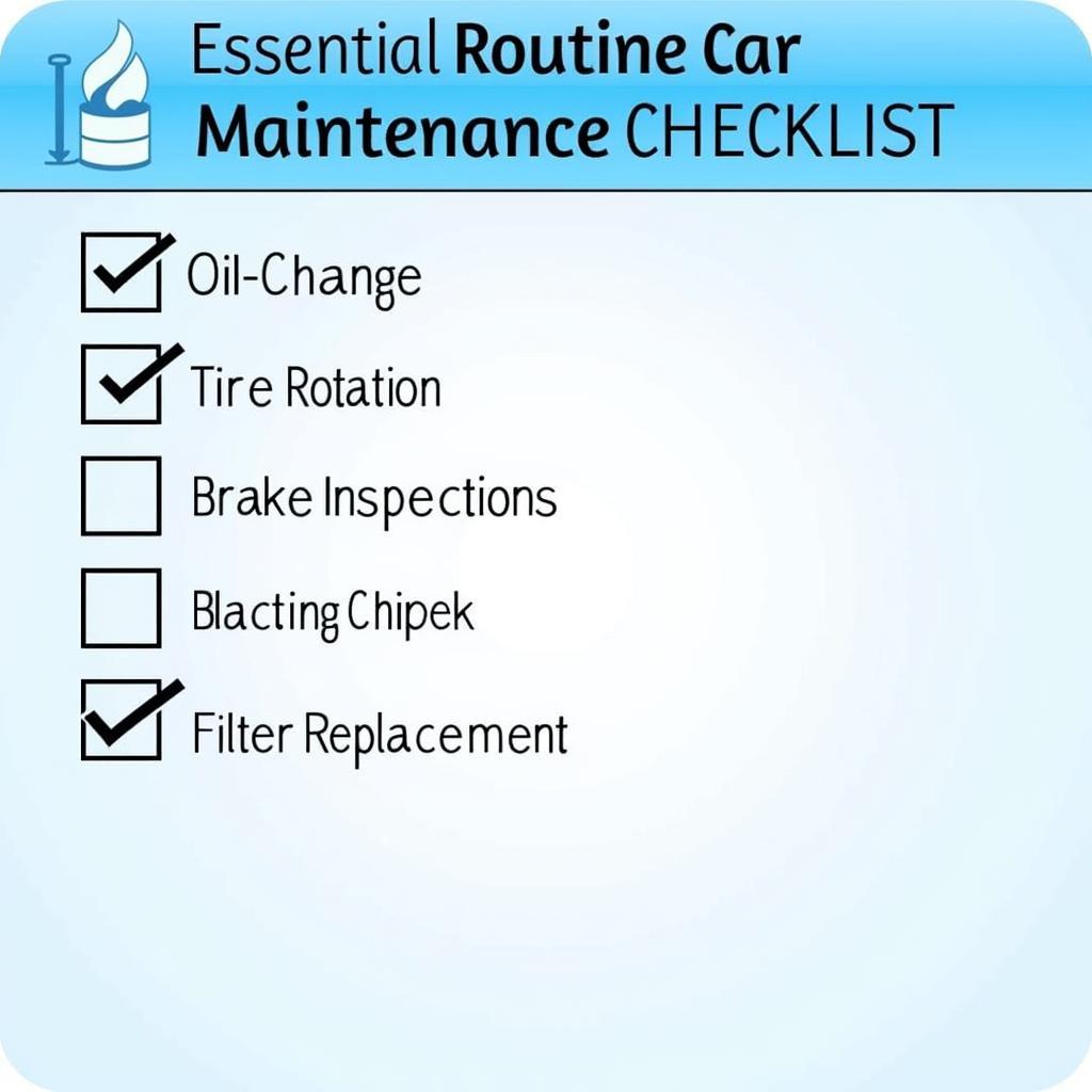 Car Maintenance Checklist