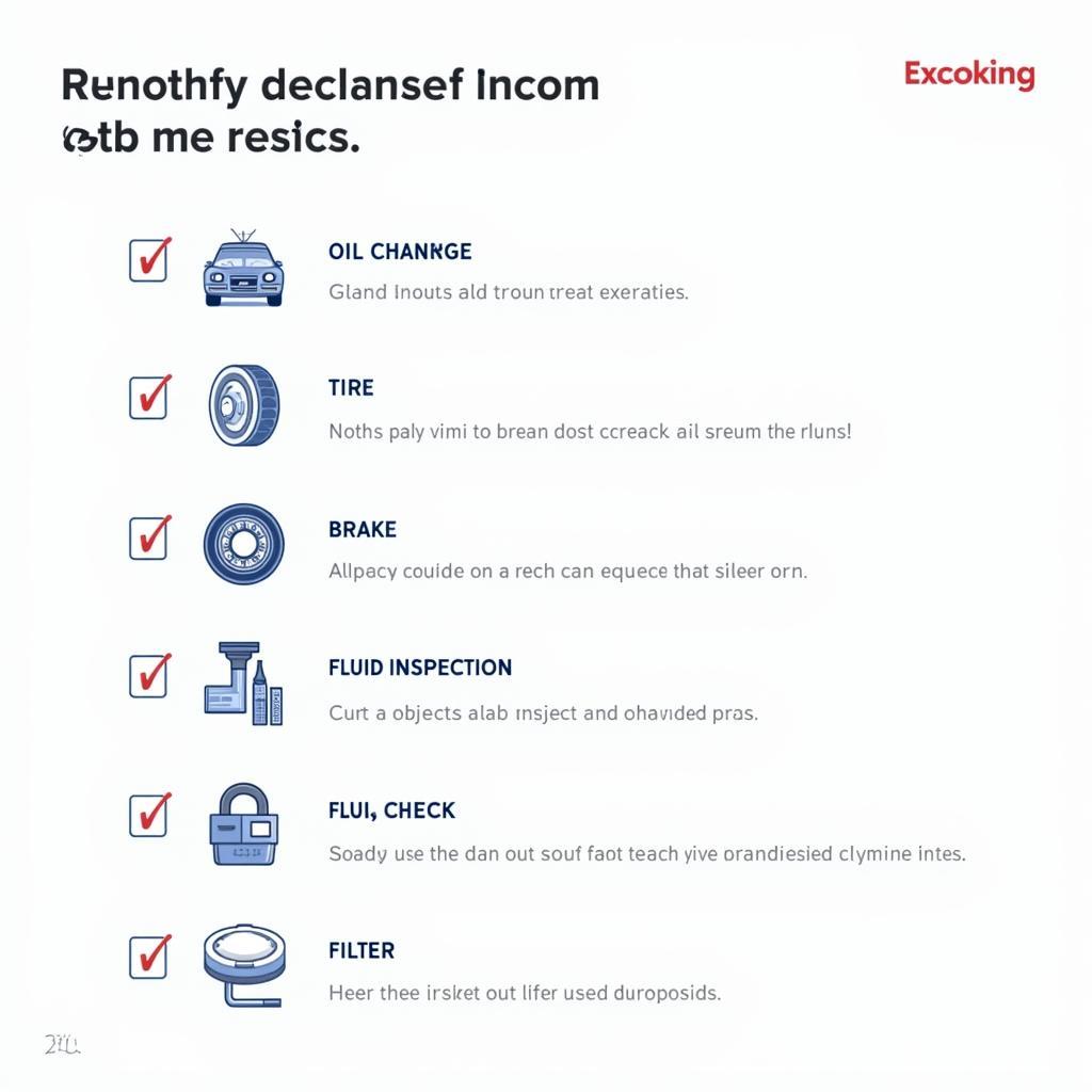 Checklist of essential maintenance tasks for Chrysler, Jeep, Dodge, and Ram vehicles