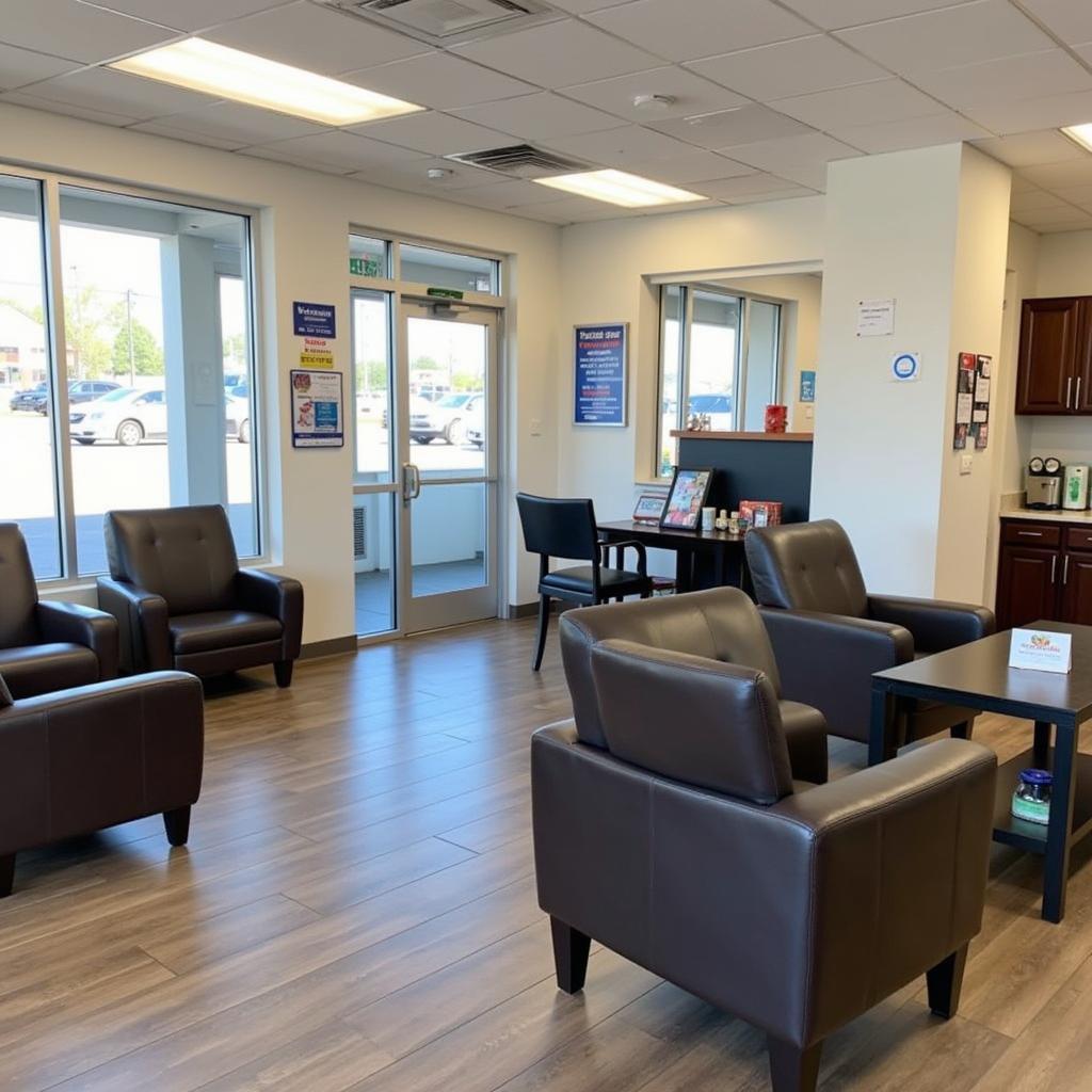 Russell's Auto Service Customer Waiting Area